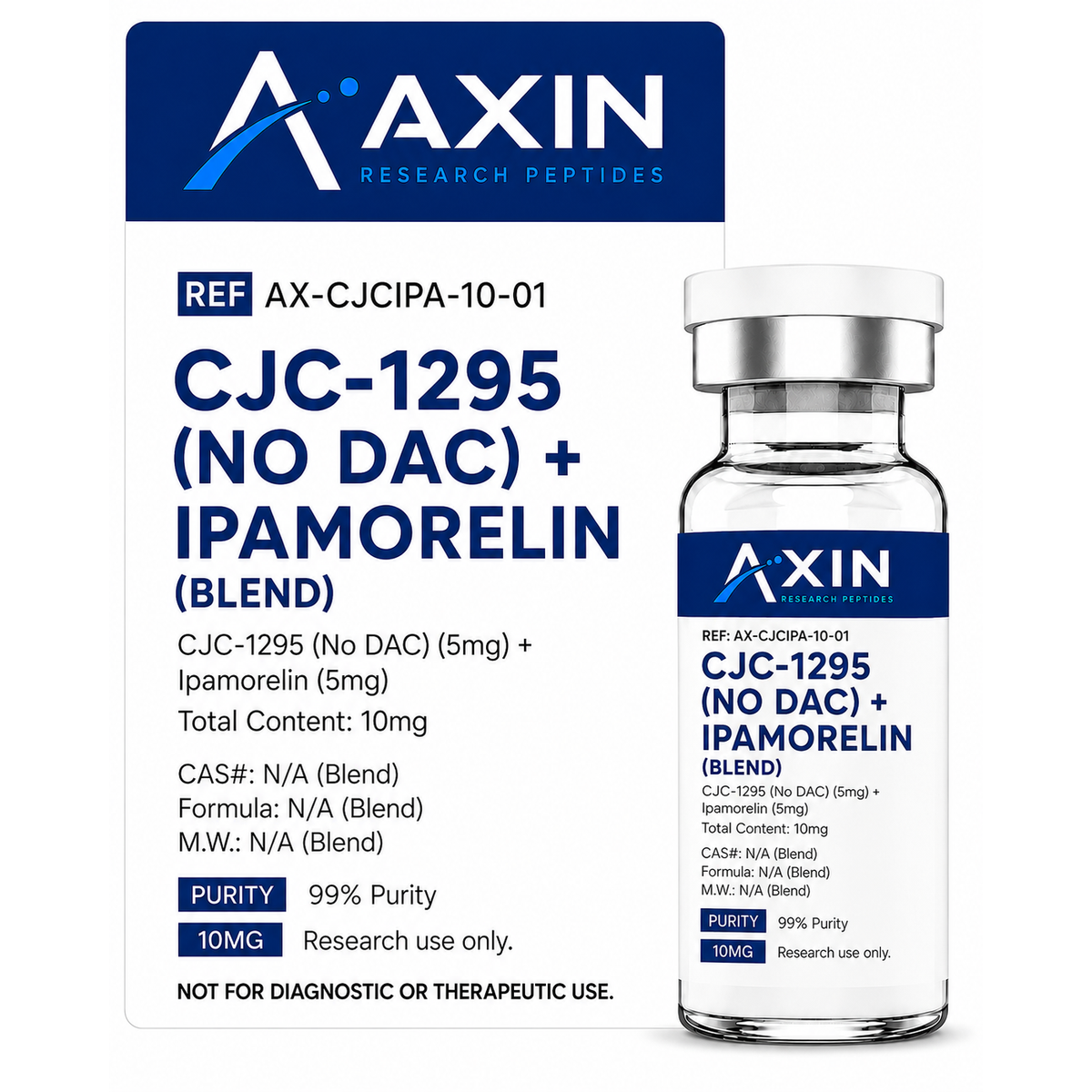 CJC-1295 (No DAC) + Ipamorelin Blend 10mg
