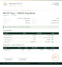BPC-157 5mg + TB-500 5mg Wolverine Blend · 10mg